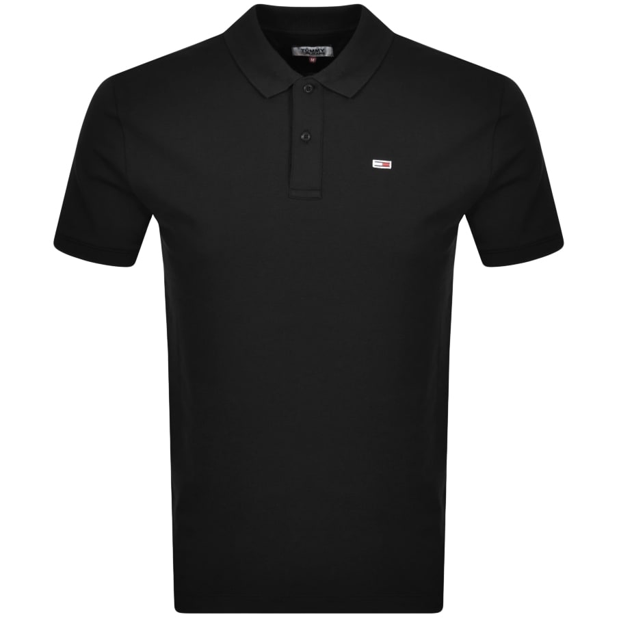 Alternative Image for ProductTommy Jeans Classic Polo T Shirt Black1